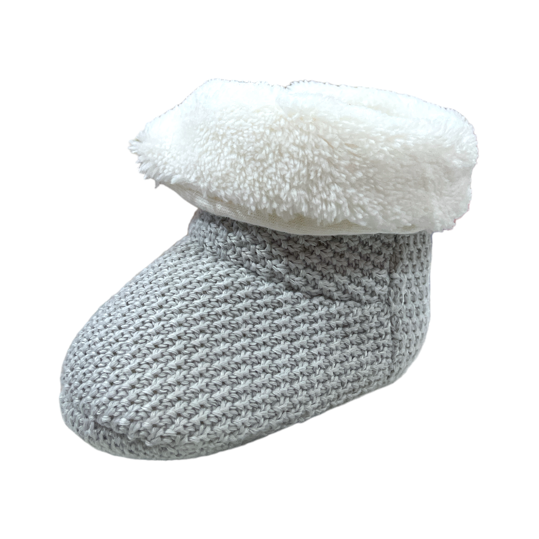 pantufla pillin 0-3m gris