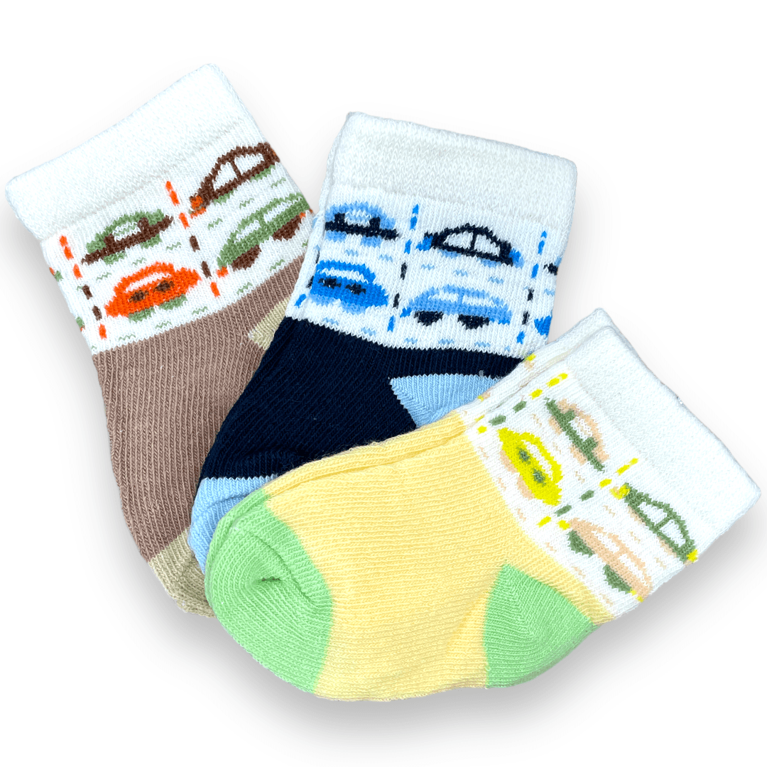 set de 3 calcetines de niño 0-3m - Palimu