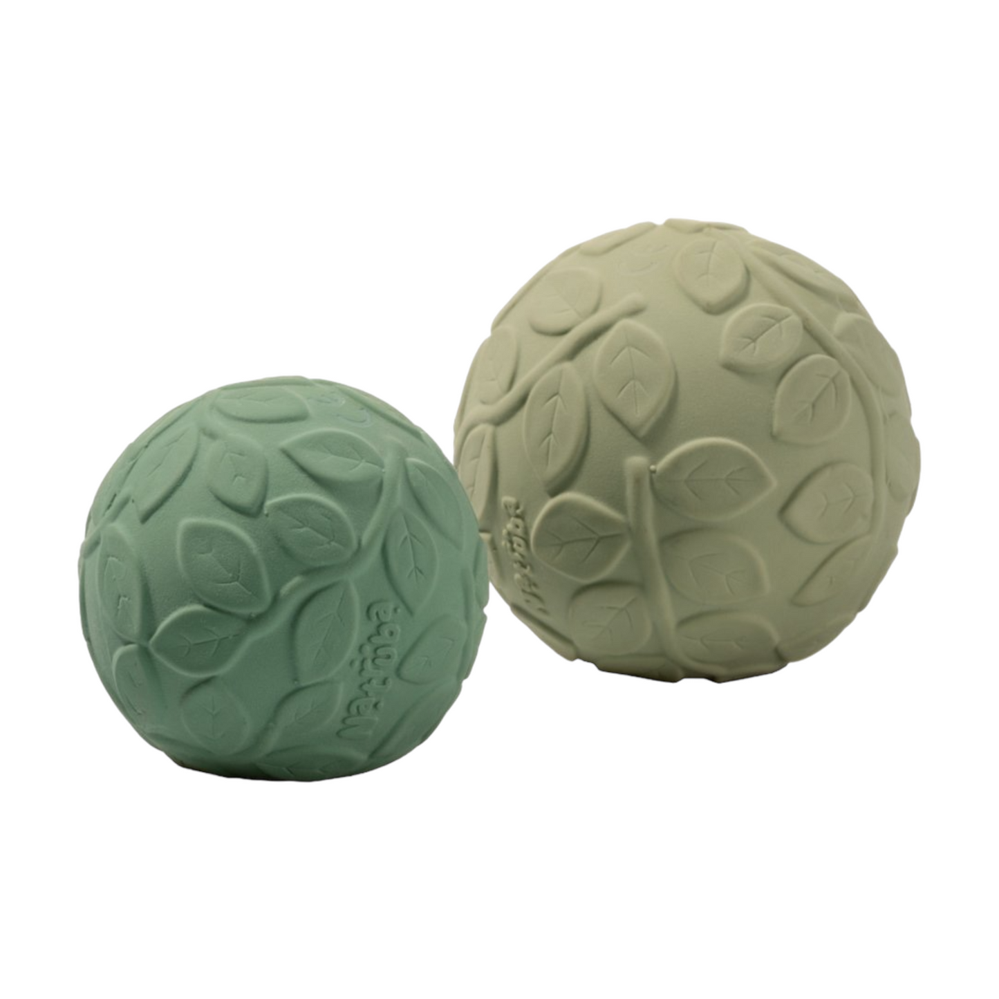 Set pelota sensorial hojas verdes Natruba