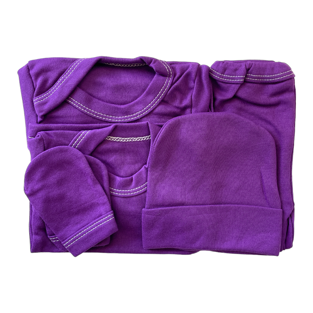 ajuar liso morado