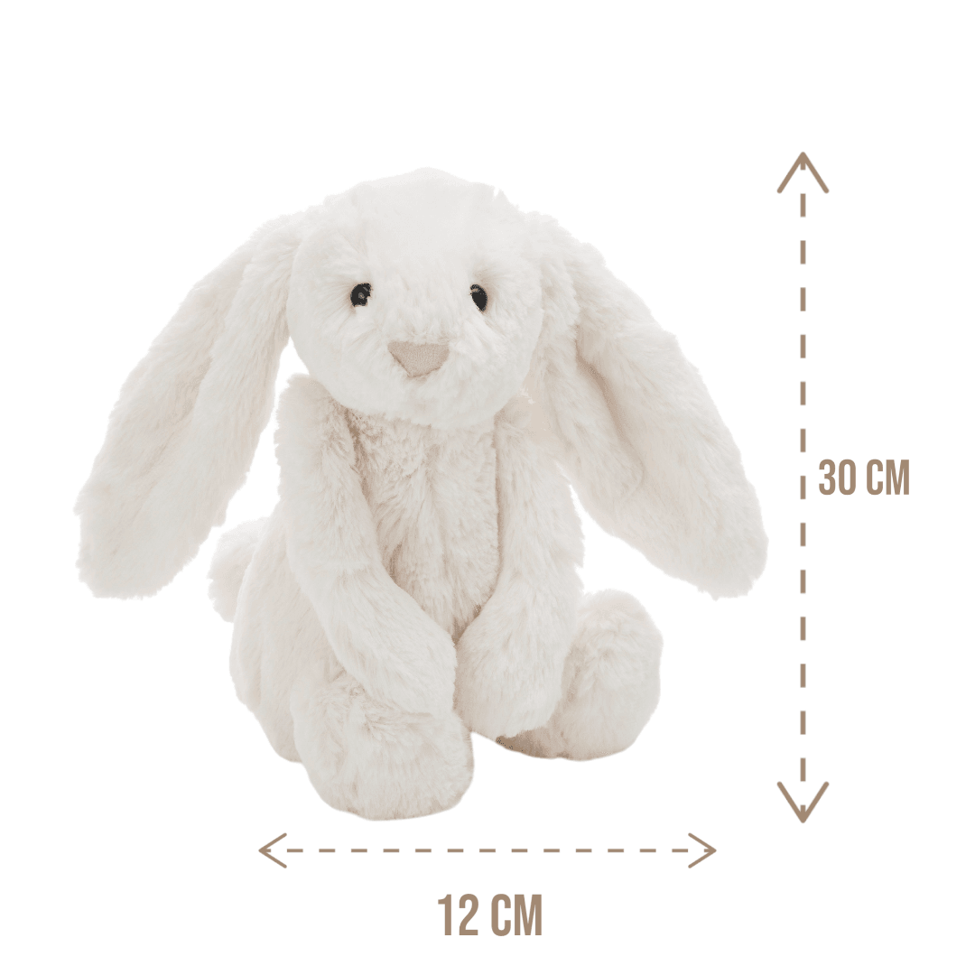 Peluche conejo blanco mediano - Palimu