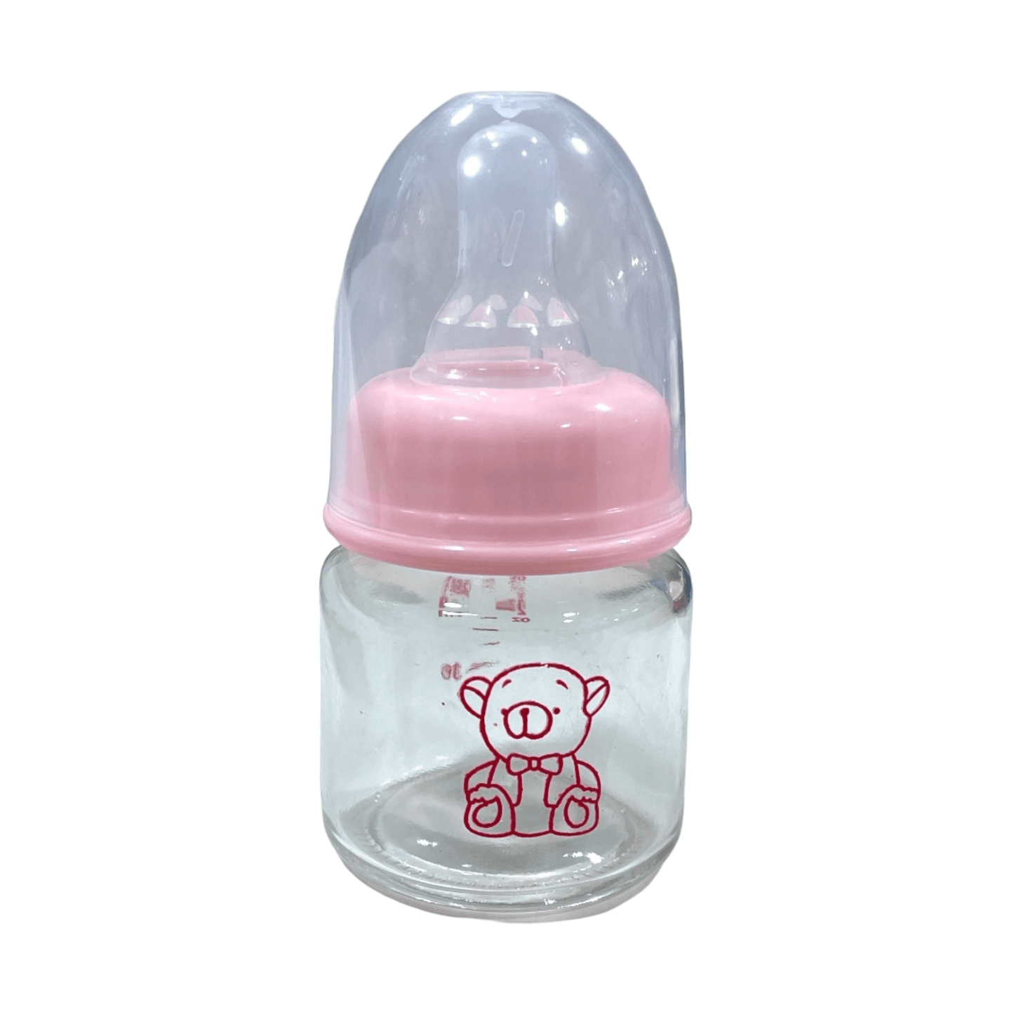 Mamadera 60ml de vidrio Rosa - Palimu