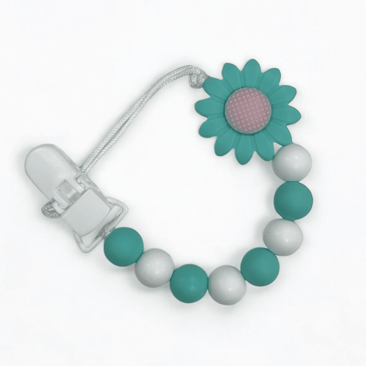 Portachupete de silicona, Flor - Palimu