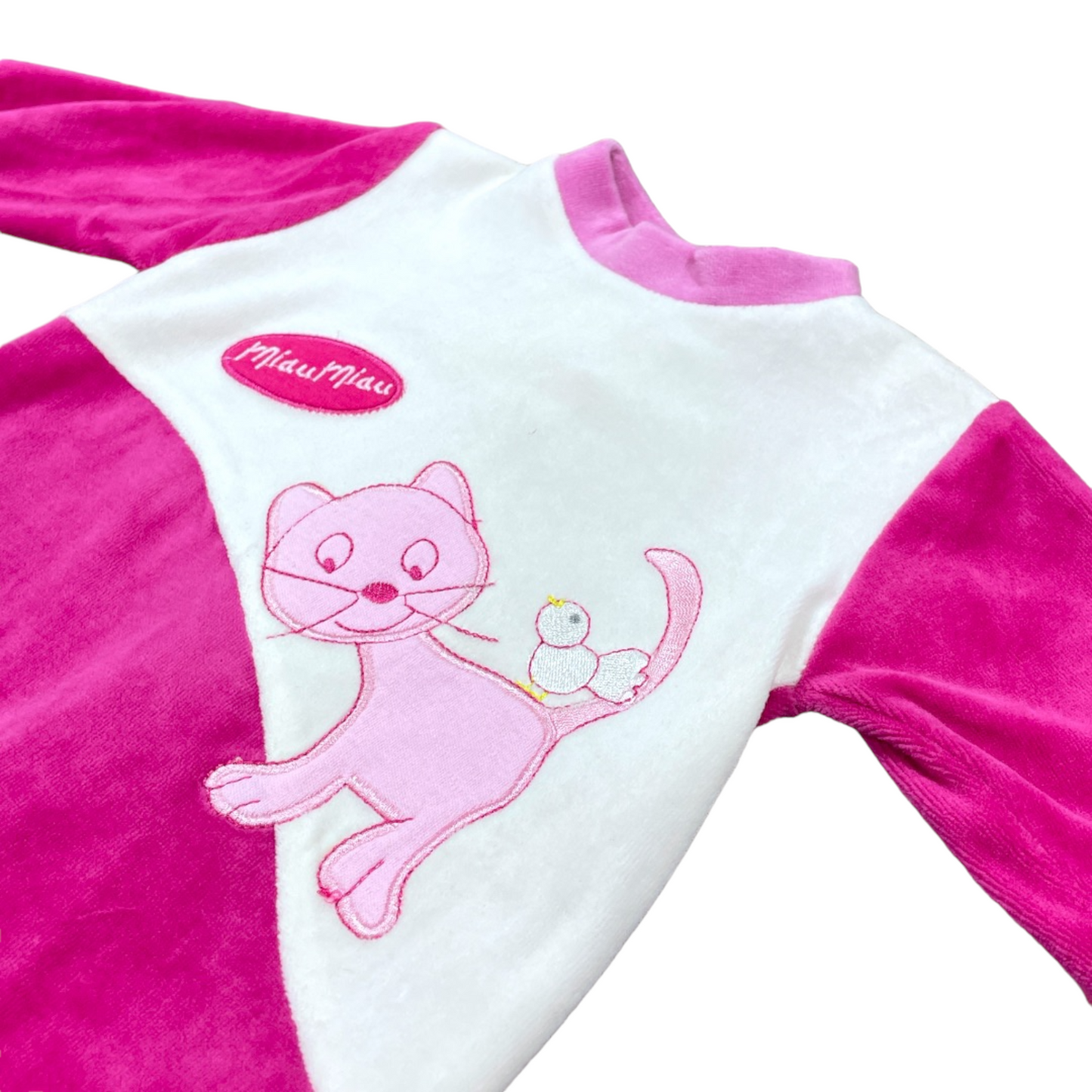 Enterito Gatito fucsia 0-3m