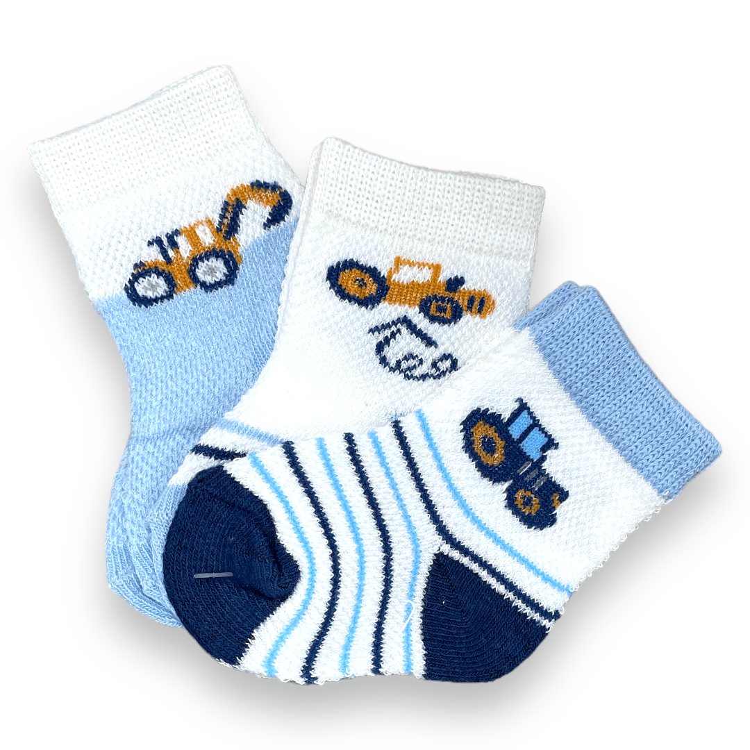 set de 3 calcetines de niño 0-3m - Palimu