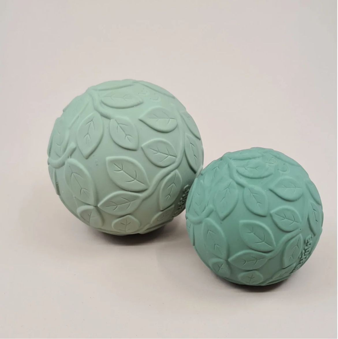 Set pelota sensorial hojas verdes Natruba