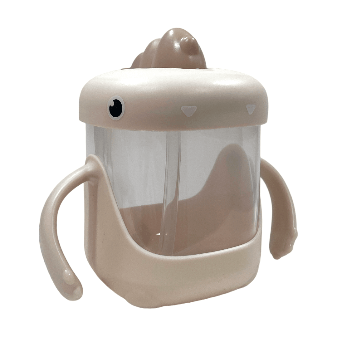 Vaso con bombilla dino beige - Palimu