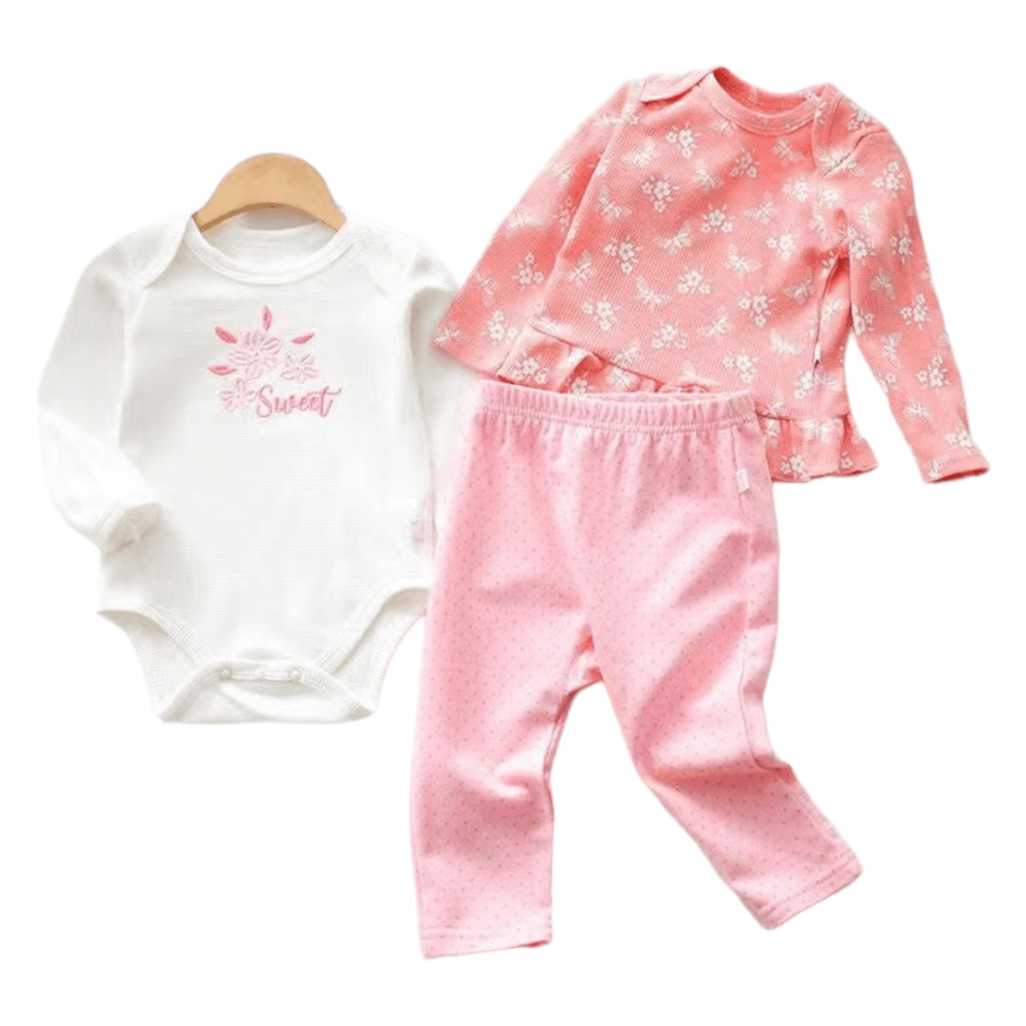 Conjunto 3 piezas, Blanco - Palimu