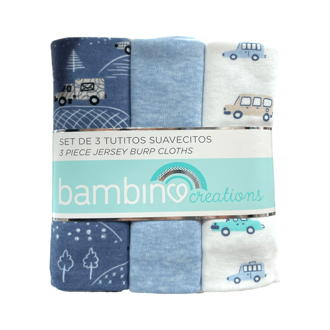 Set de 3 tutos suavecitos,azul - Palimu