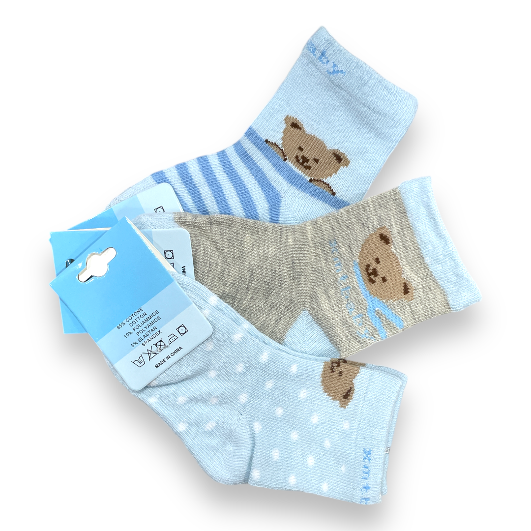 Set de 3 calcetines 6-12m favori niño