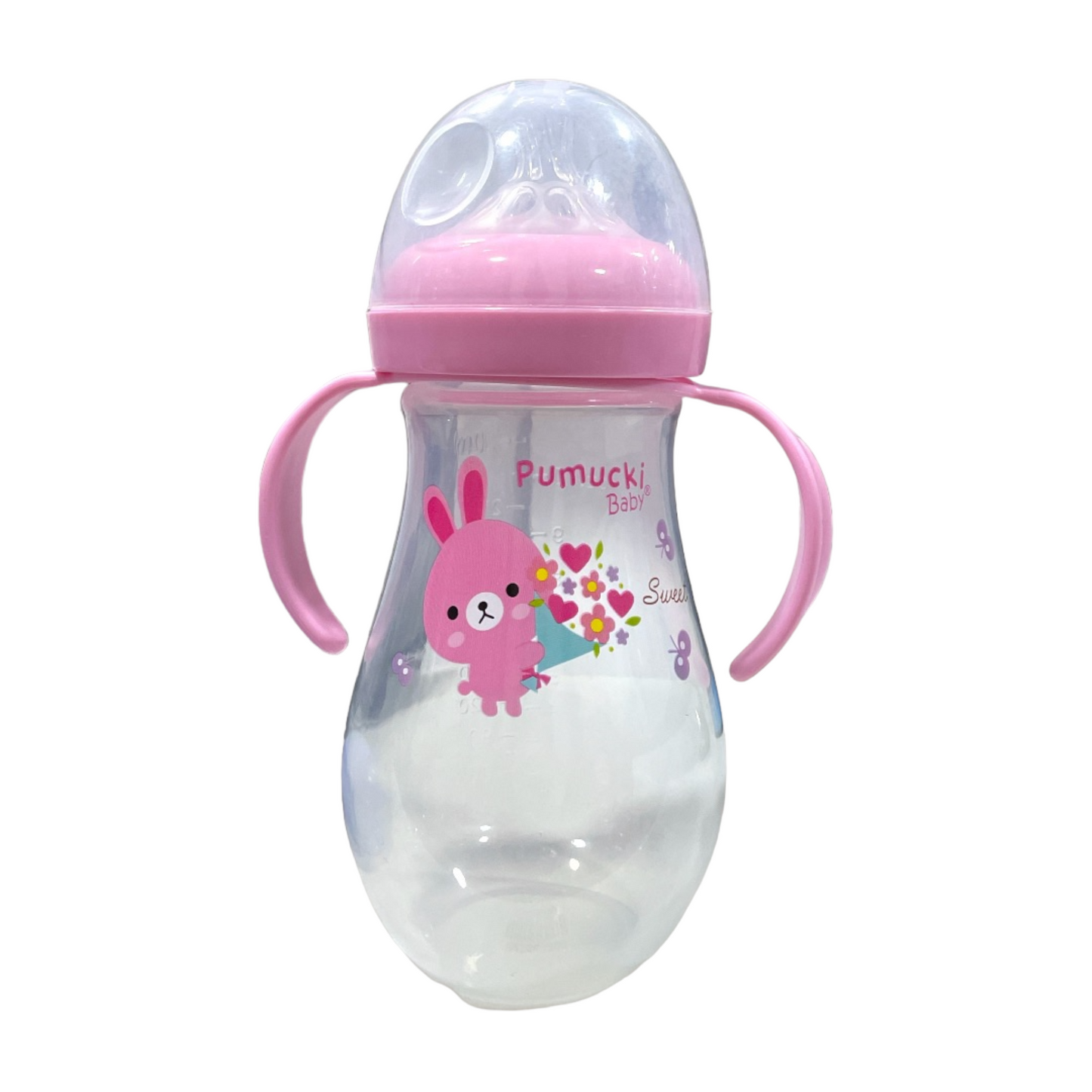 Mamadera 300ml rosada Pumucki