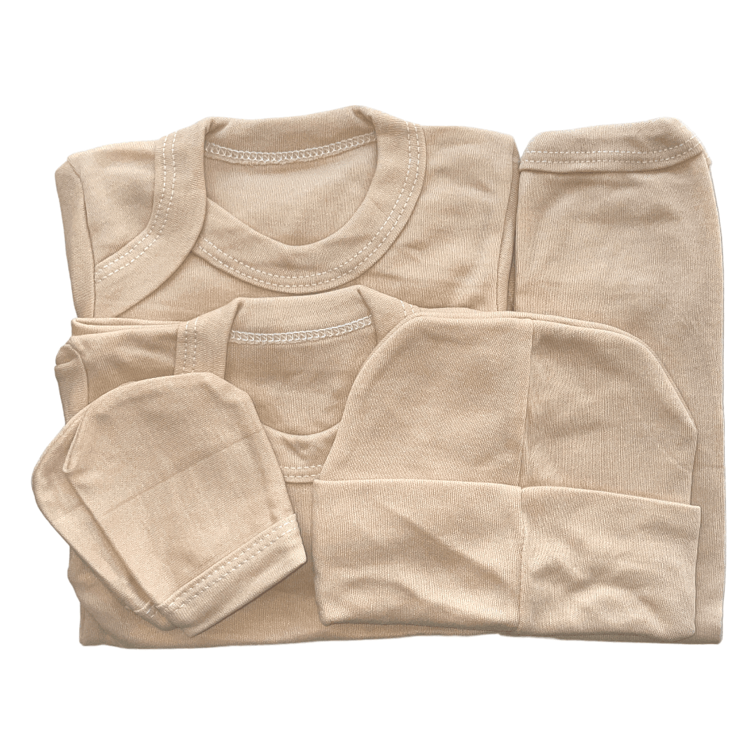 ajuar liso beige 0-3m - Palimu