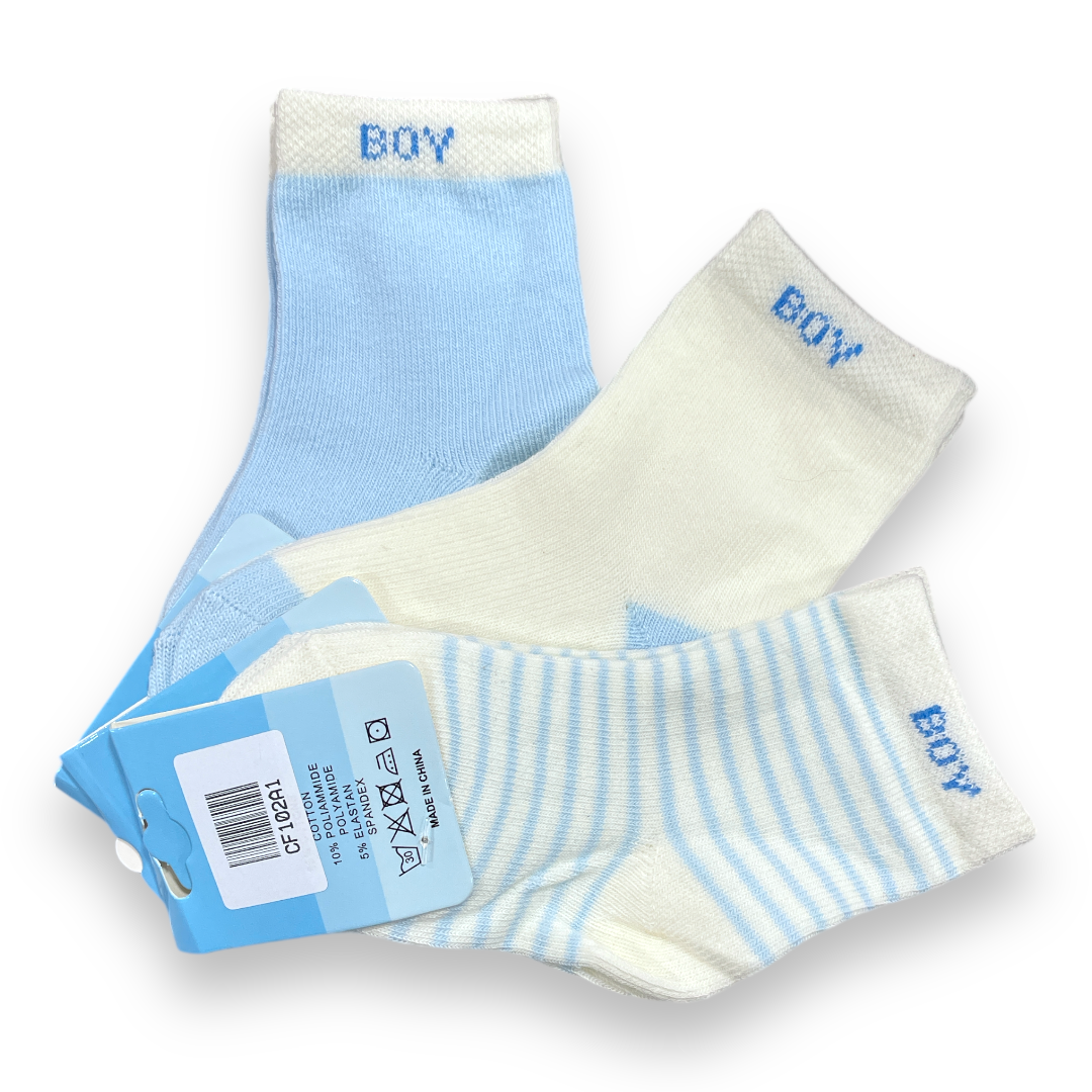 Set de 3 calcetines 6-12m favori niño