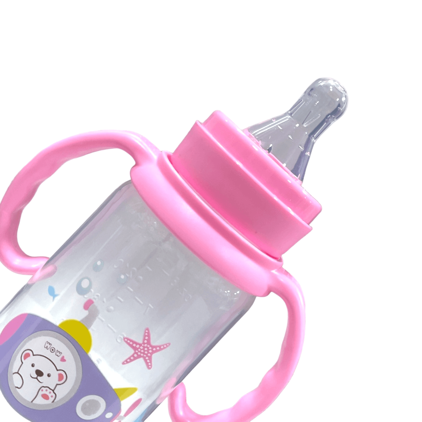 Mamadera 240ml rosada Pumucki - Palimu