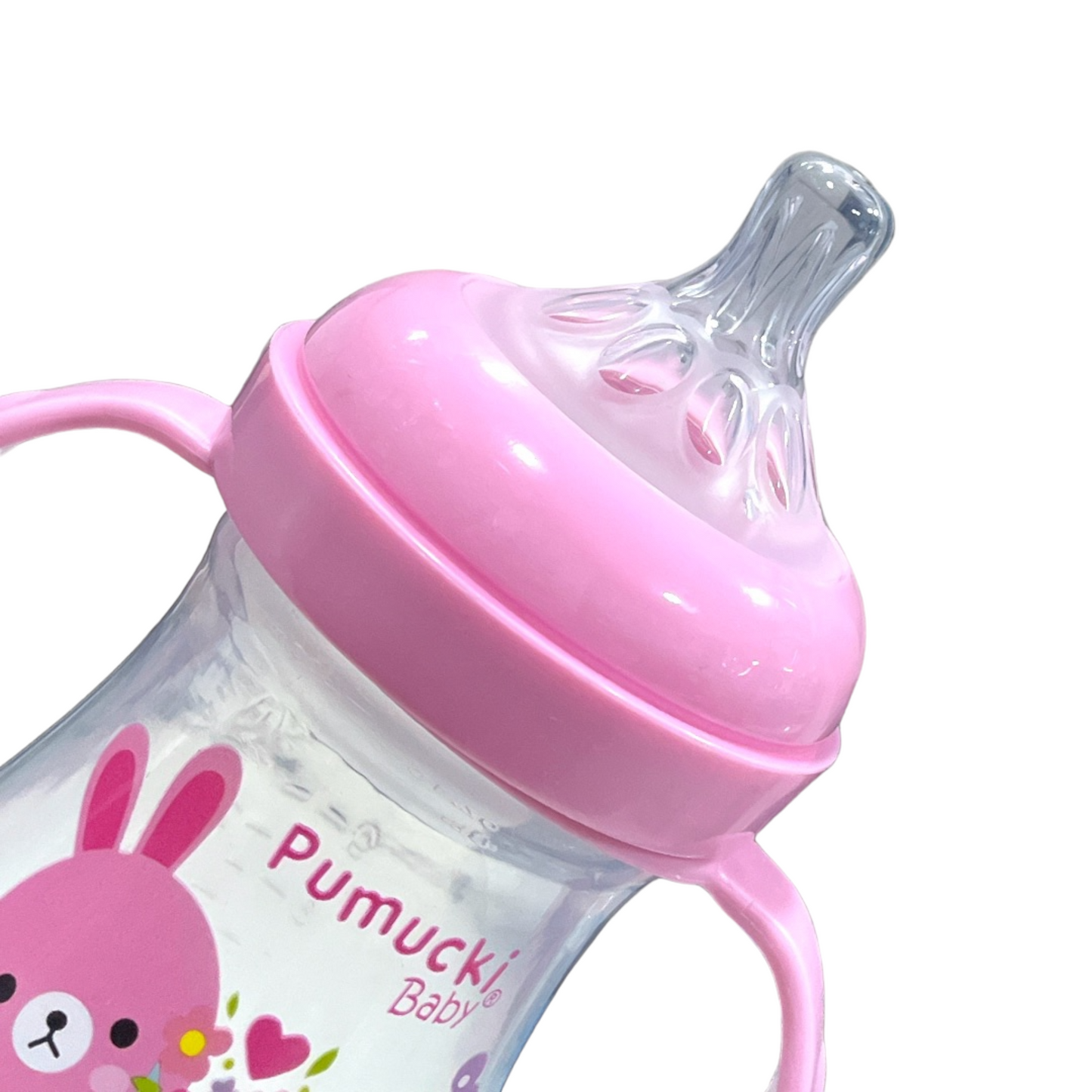 Mamadera 300ml rosada Pumucki
