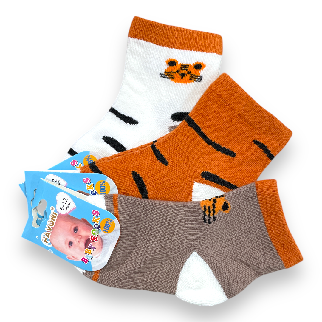 Set de 3 calcetines 6-12m favori niño
