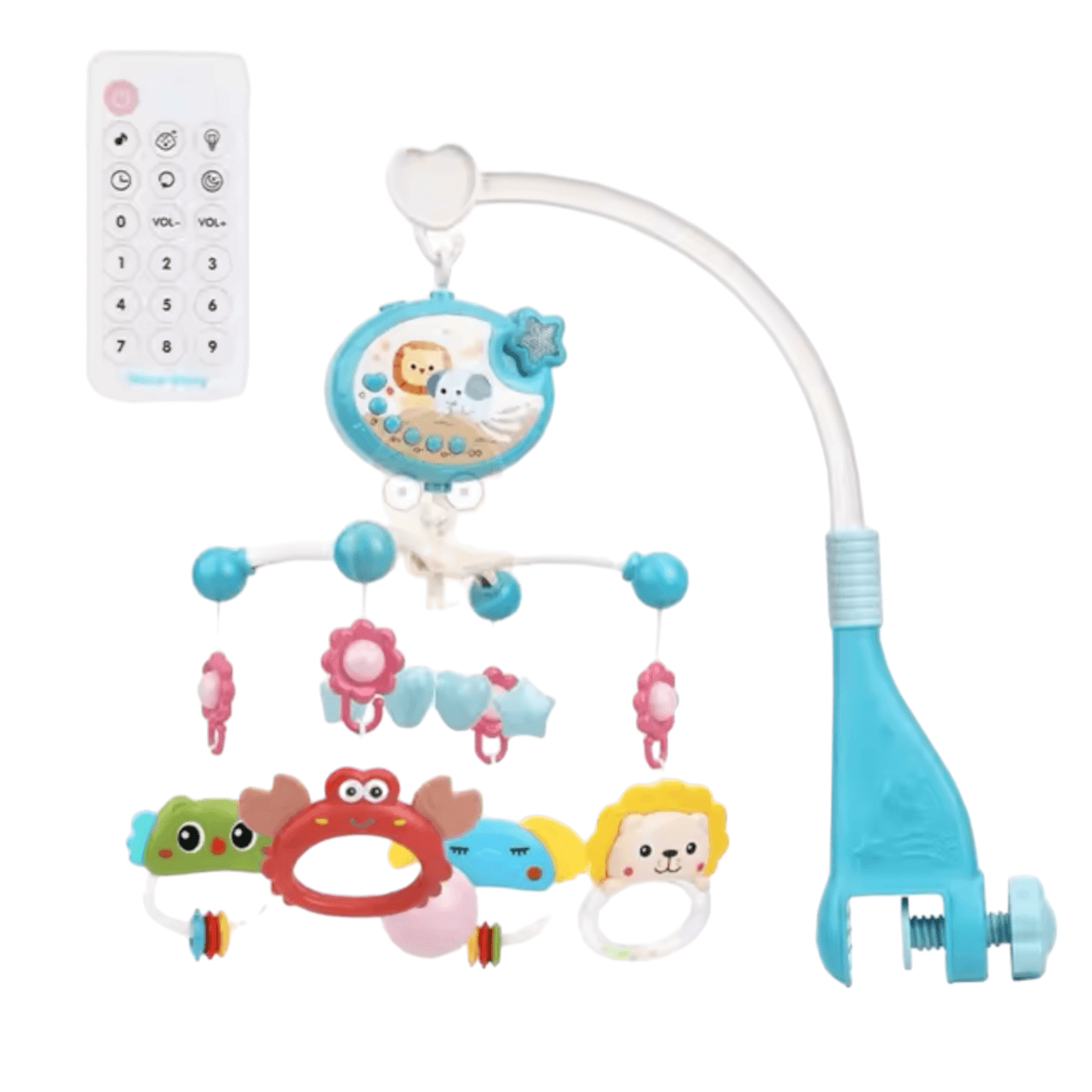 Movil musical Animalitos, 2 colores - Palimu