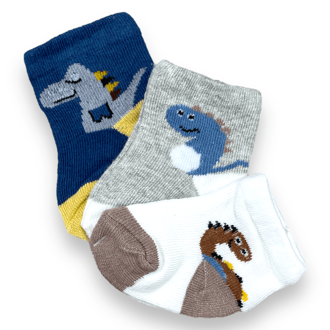 set de 3 calcetines de niño 0-3m - Palimu