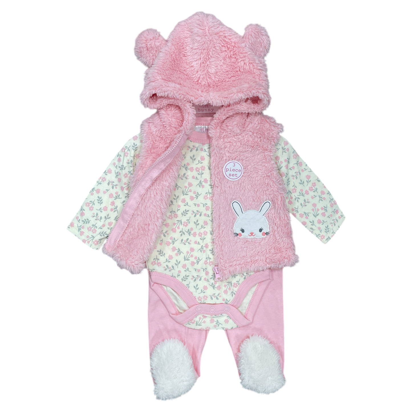 Conjunto 3 piezas chiporro Rosa