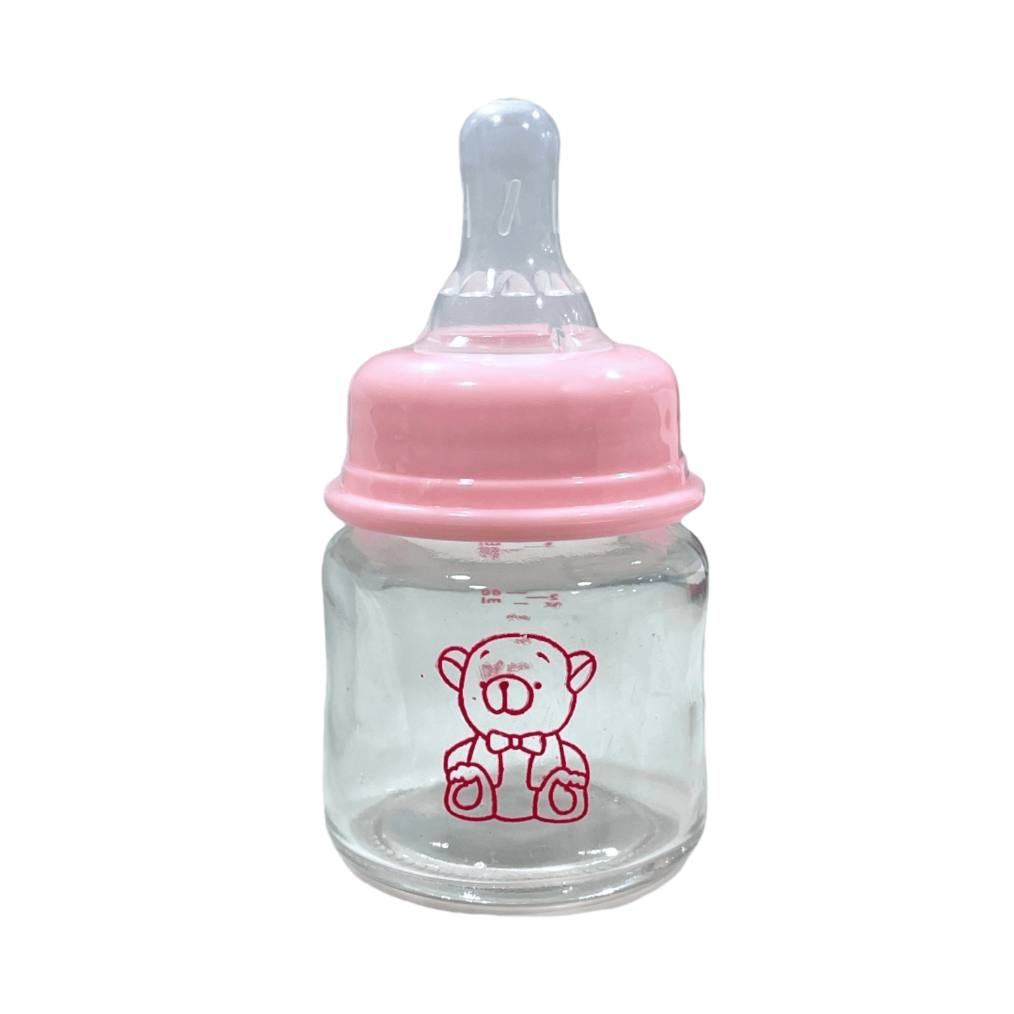 Mamadera 60ml de vidrio Rosa - Palimu
