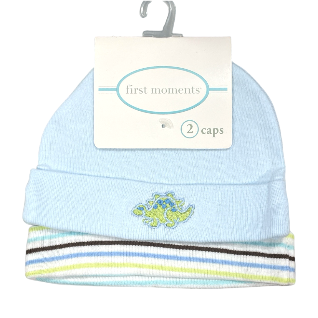 Pack de 2 gorros de algodón RN