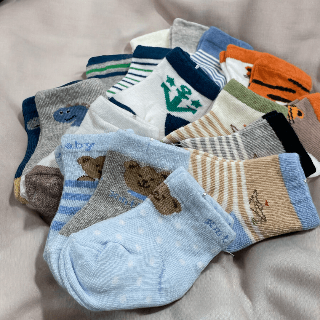 set de 3 calcetines de niño 0-3m - Palimu