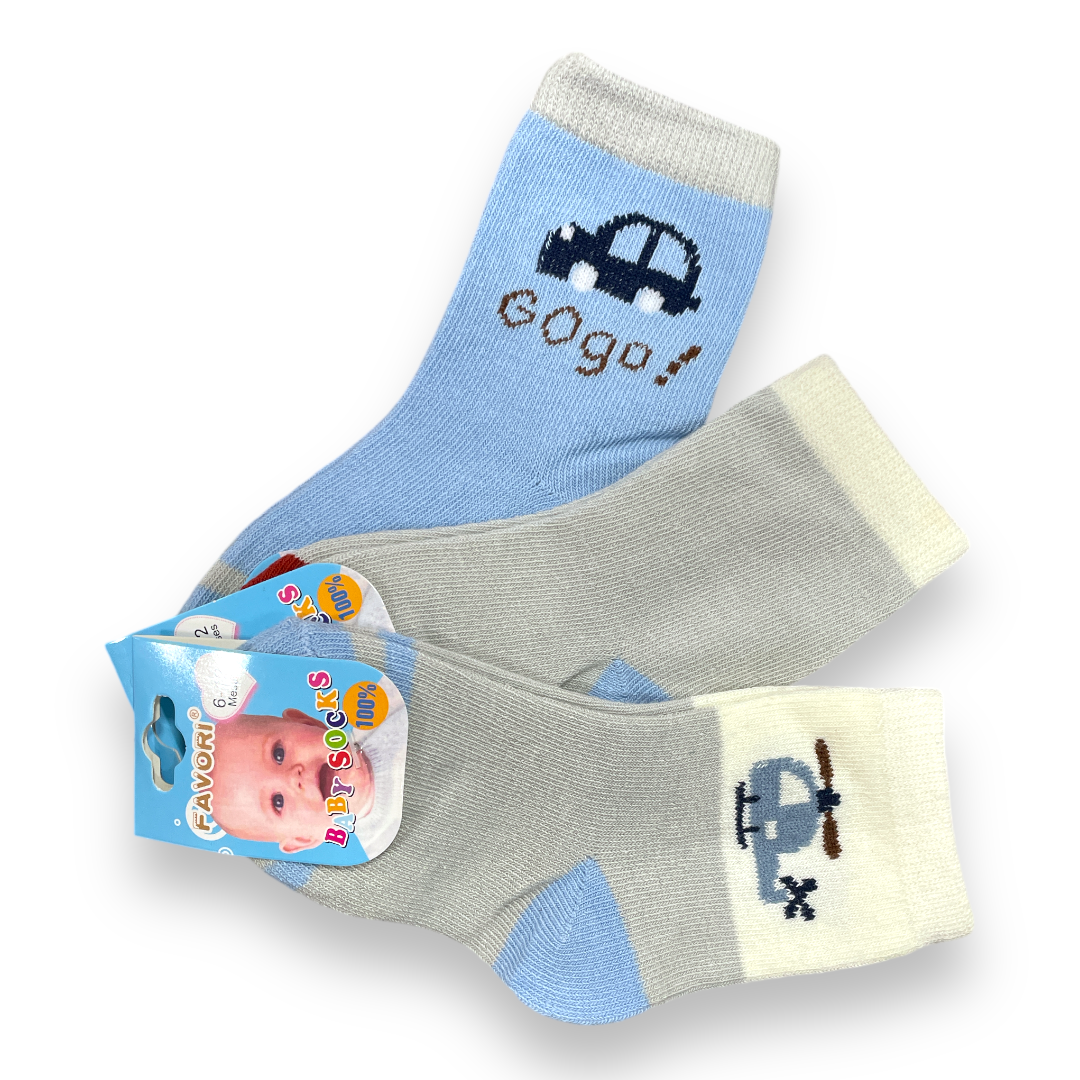 Set de 3 calcetines 6-12m favori niño