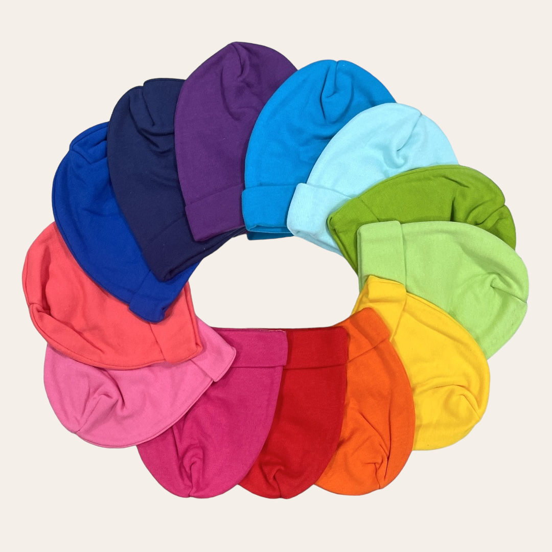 Gorro de algodón Talla 3, 6-9m