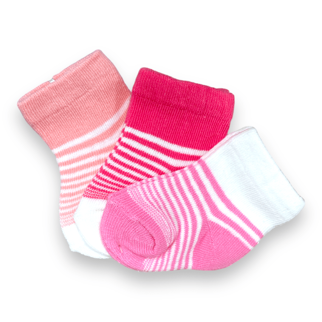 Set de 3 calcetines de niña 0-3m - Palimu