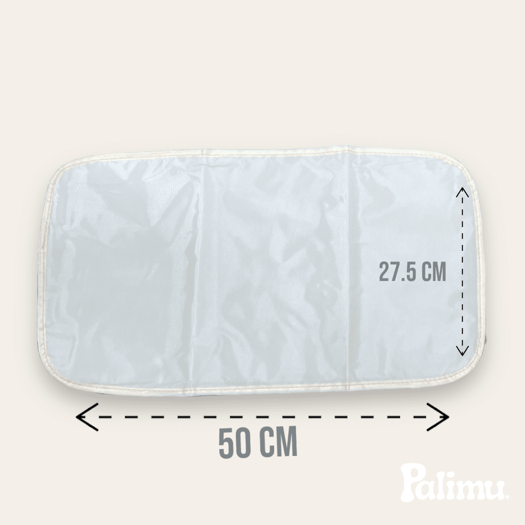 Set bolso maternal 5 piezas Burdeo con diseño - Palimu