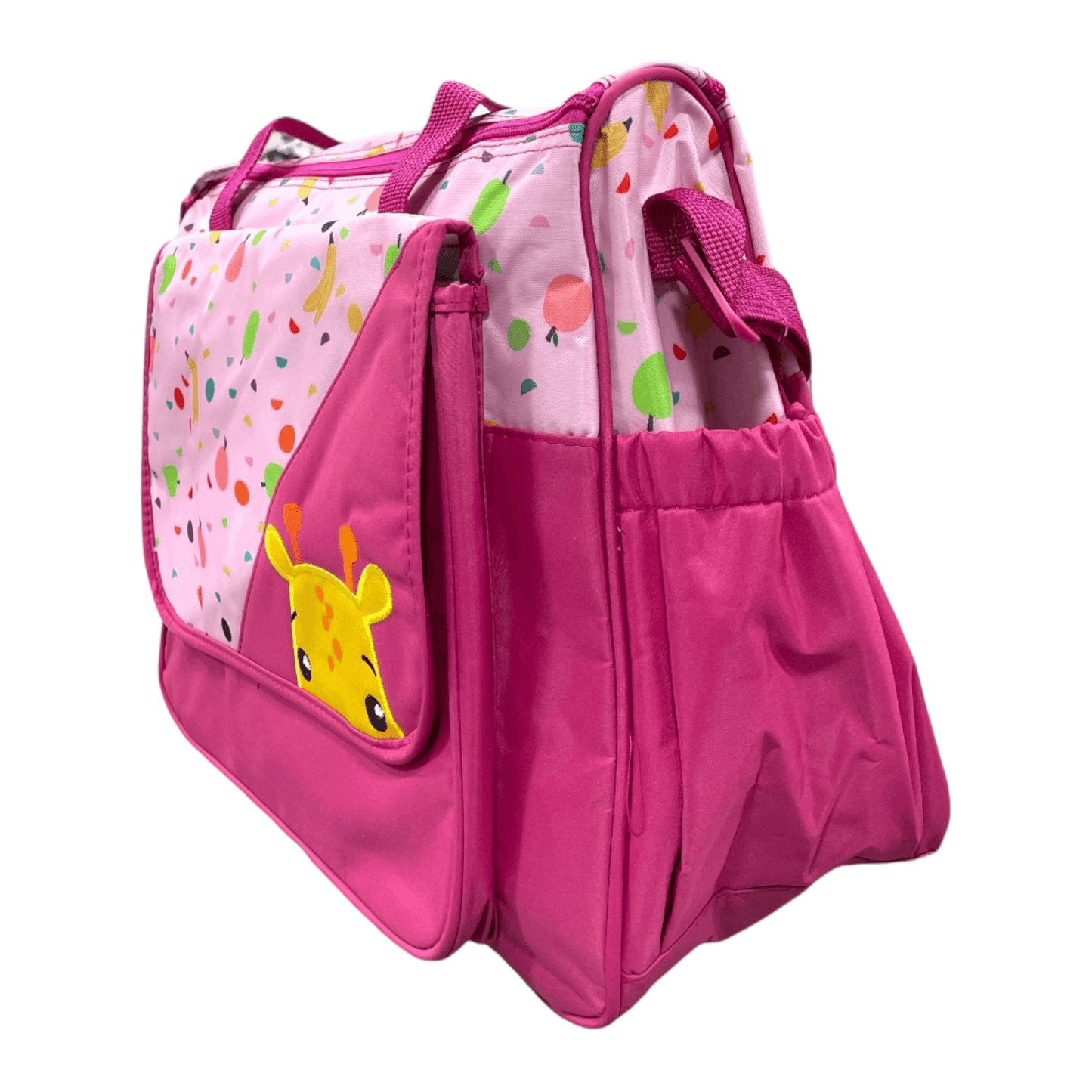 Bolso maternal jirafa fucsia - Palimu
