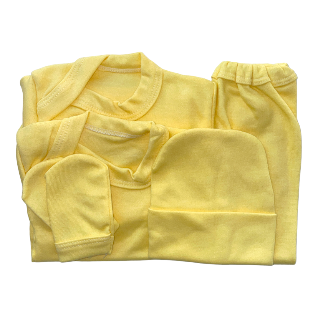 ajuar liso amarillo