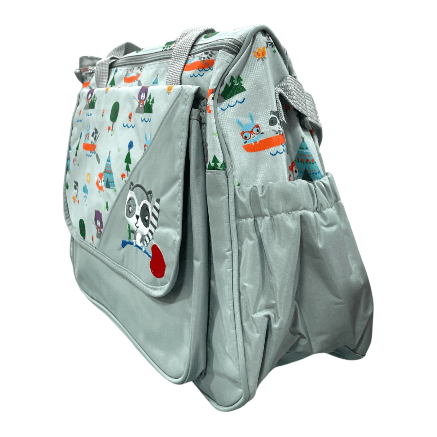 Bolso maternal mapache gris - Palimu