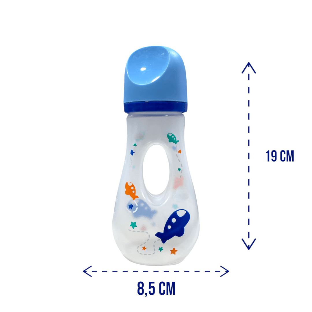 Mamadera 240 ml celeste - Palimu