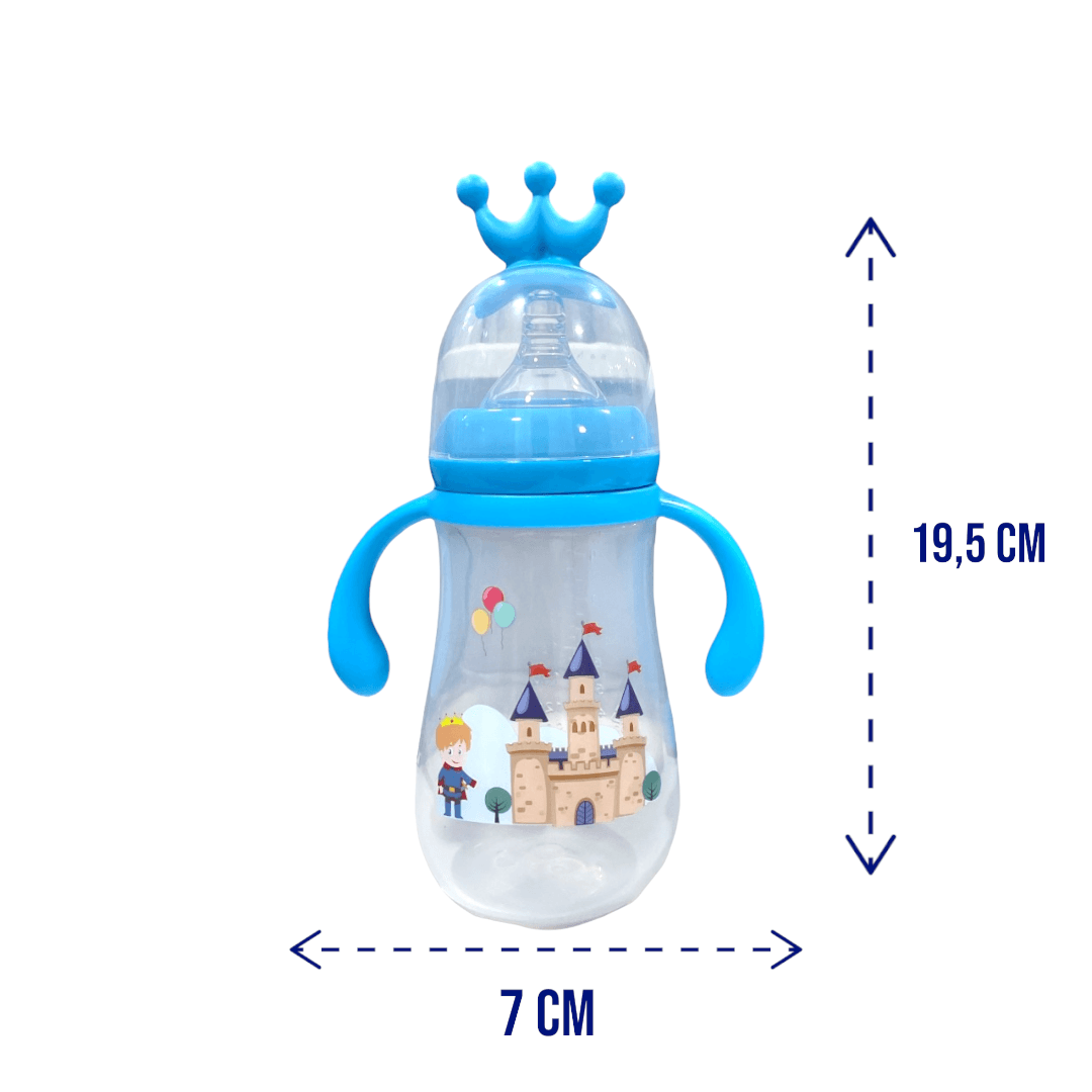 Mamadera 300ml corona celeste - Palimu