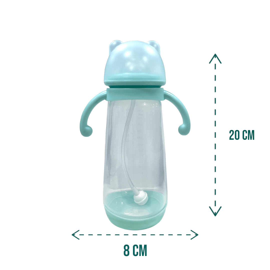 Mamadera 420ml con filtro verde agua - Palimu