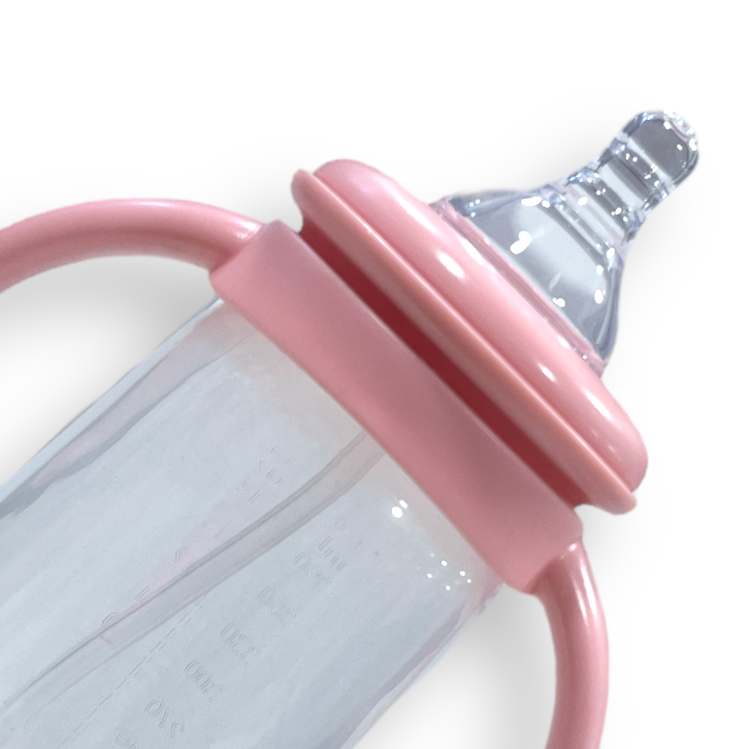 Mamadera 420ml con filtro rosada