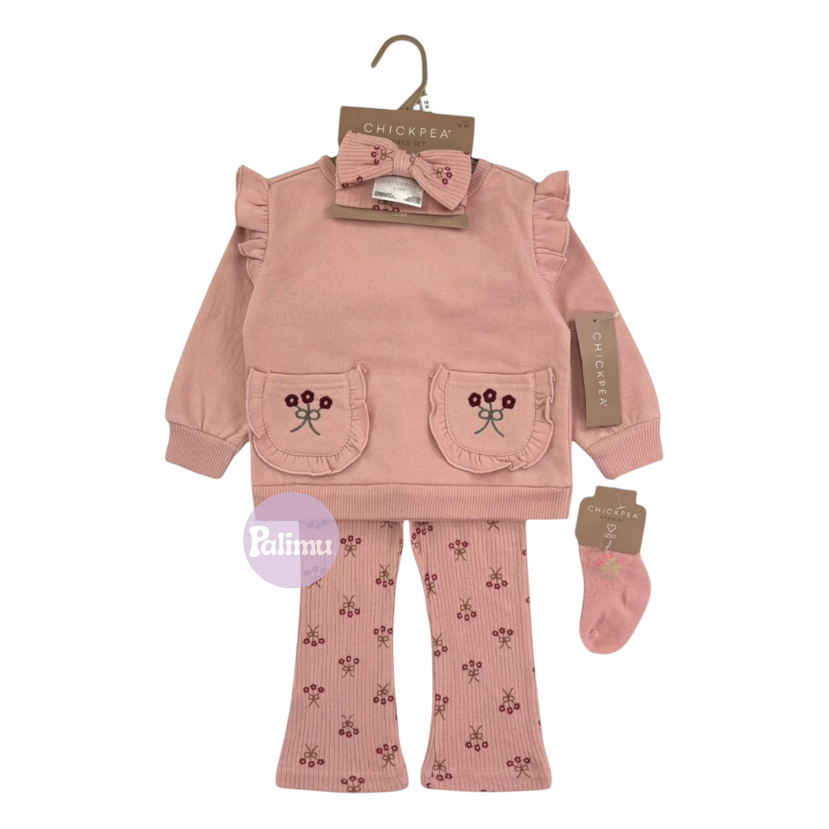 Conjunto cute + calceta y cintillo