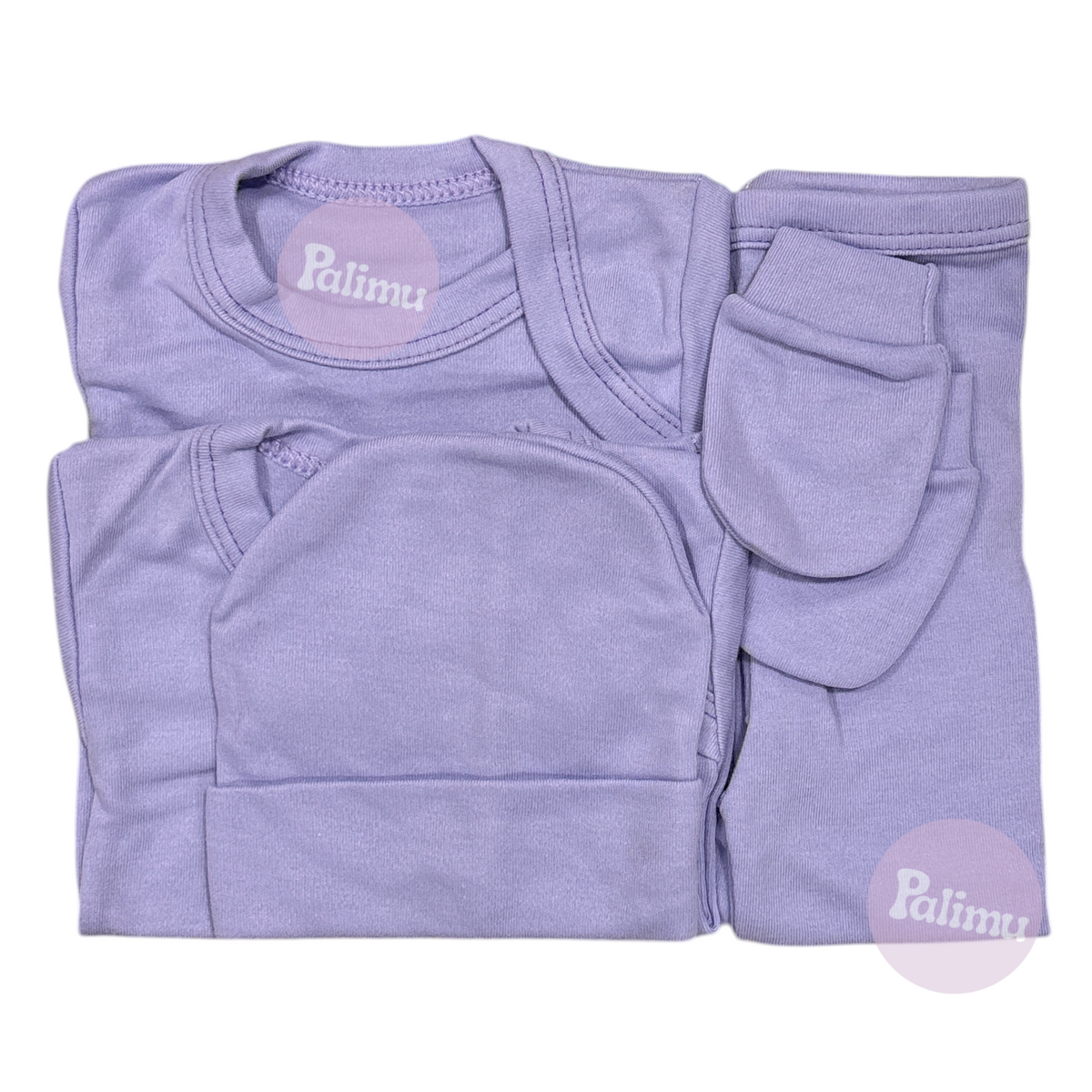 ajuar liso lila 0-3m