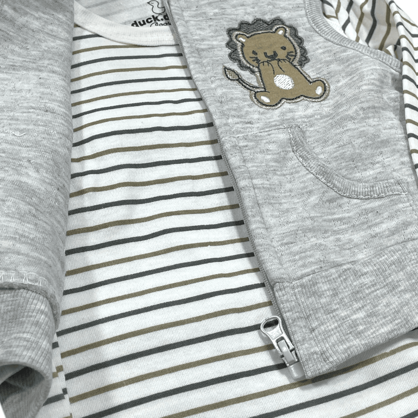 Conjunto de 3 piezas, Gris - Palimu