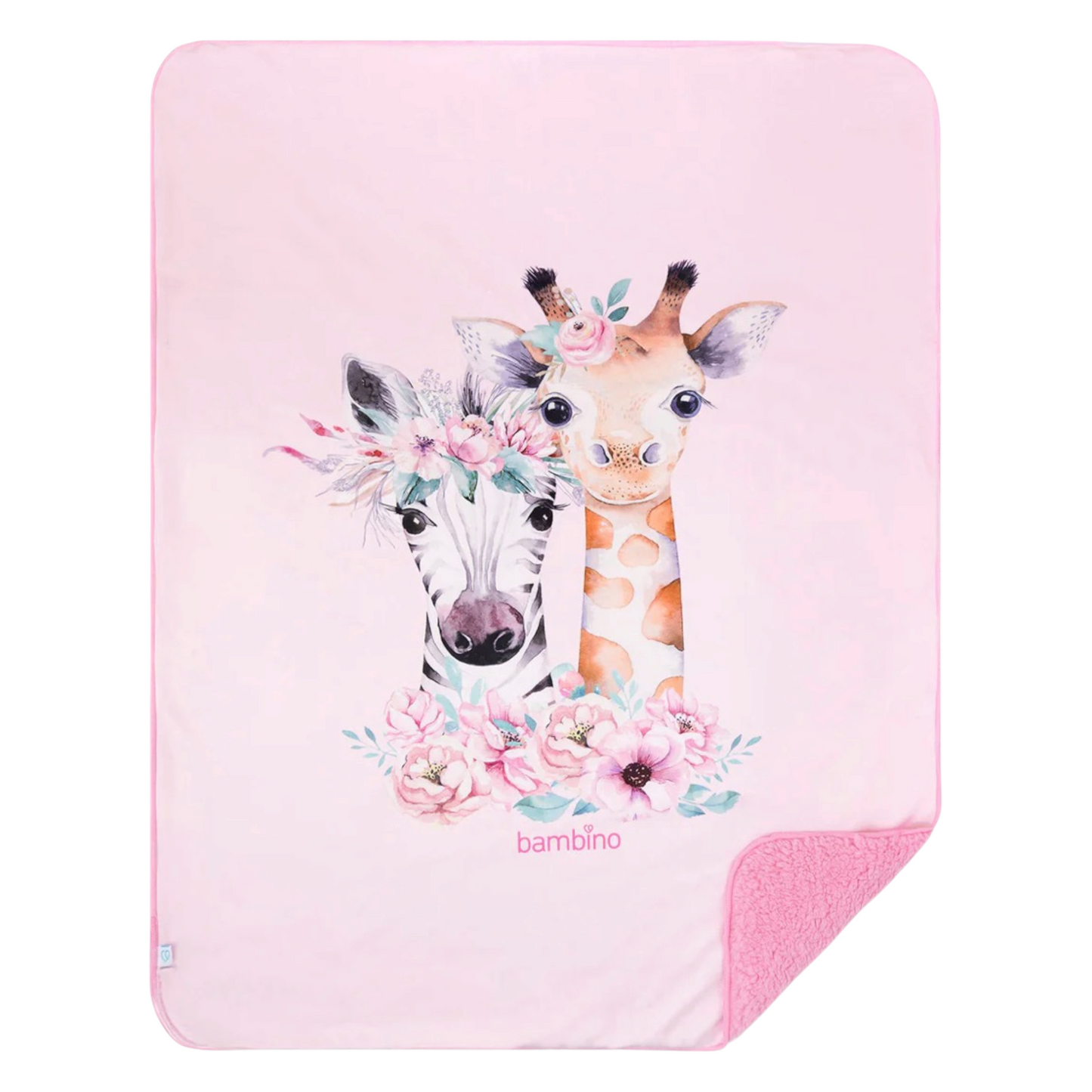 Manta Sherpa diseño Tropical