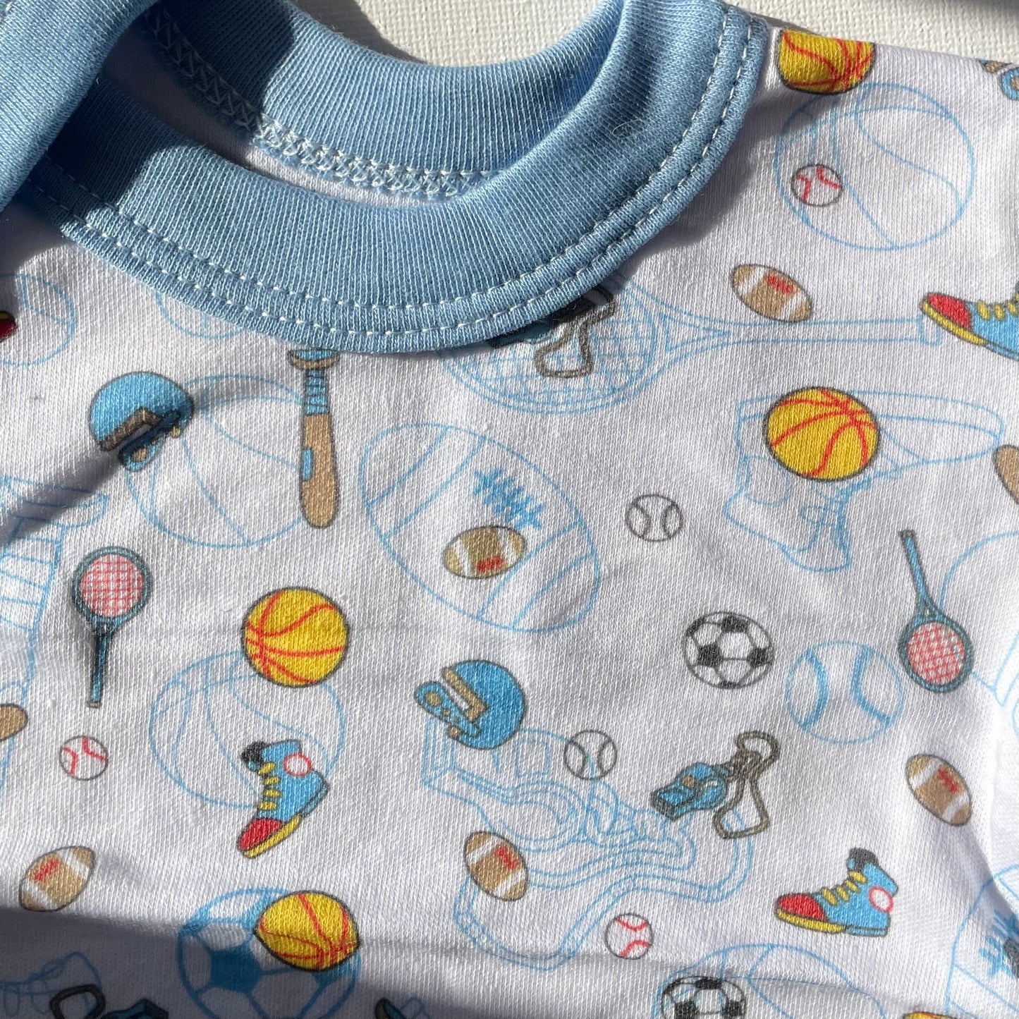 Ajuar diseño celeste