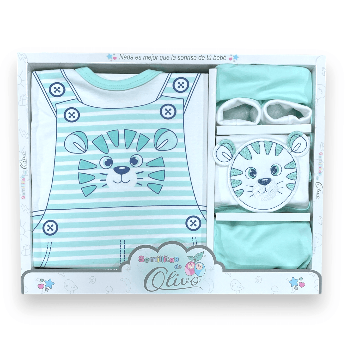Caja de regalo 0-3m, diferentes colores - Palimu