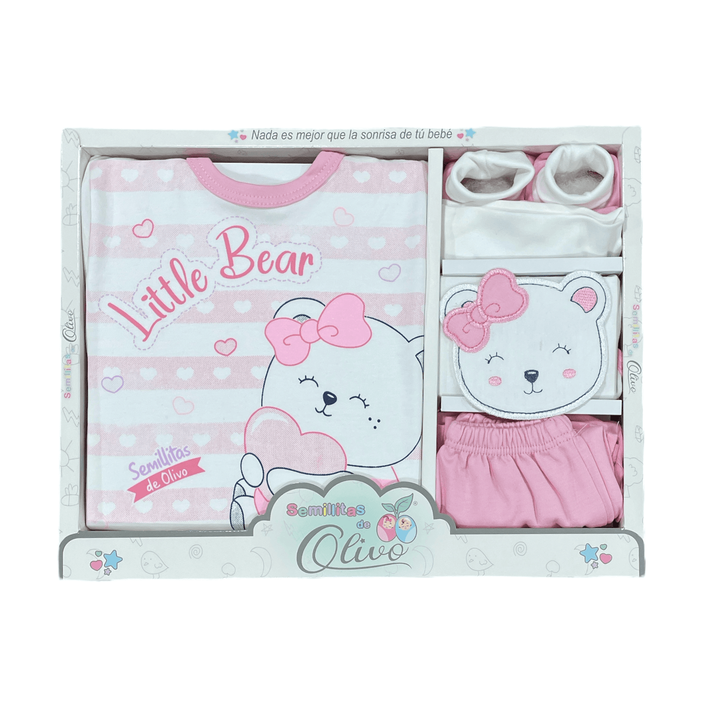 Caja de regalo 0-3m, diferentes colores - Palimu