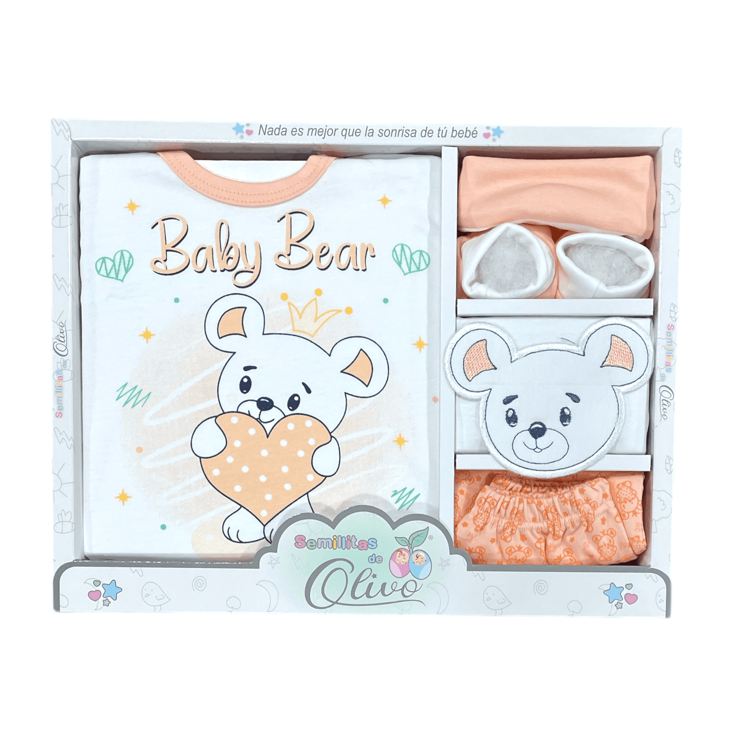 Caja de regalo 0-3m, diferentes colores - Palimu