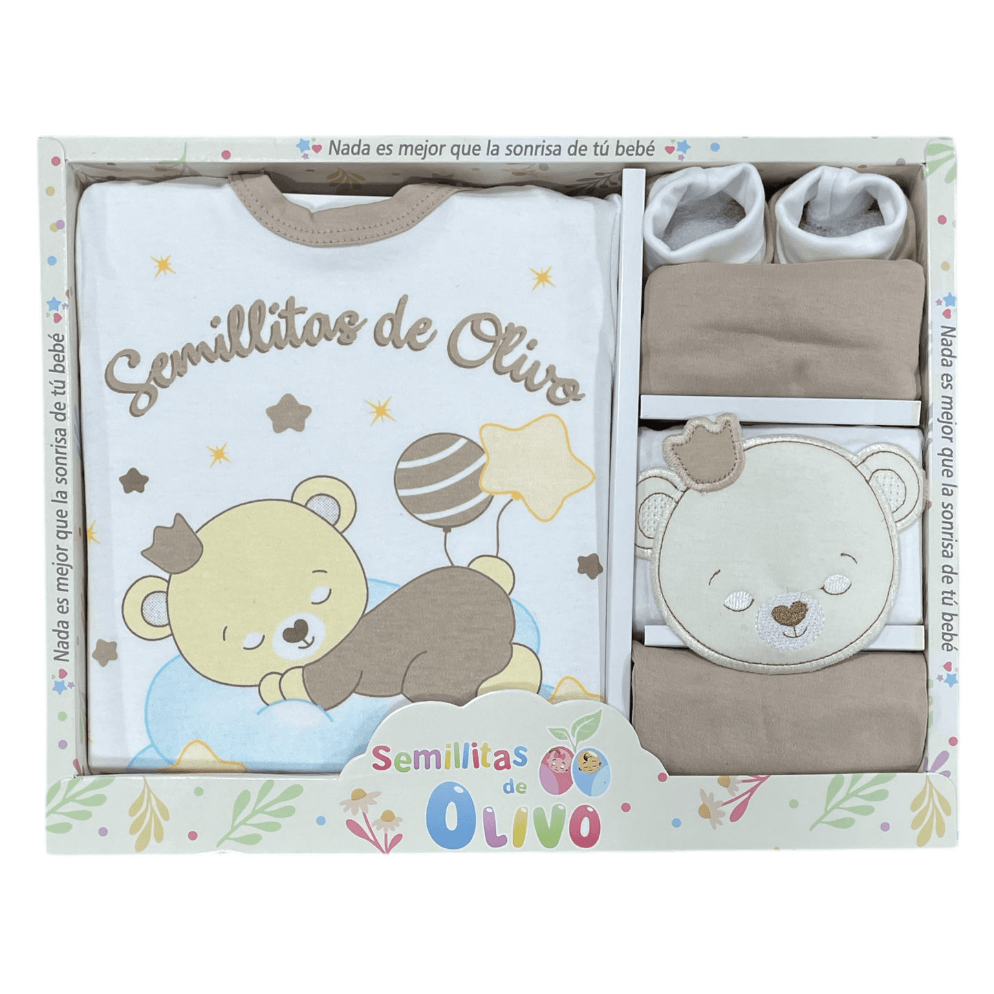 Caja de regalo 0-3m, diferentes colores - Palimu