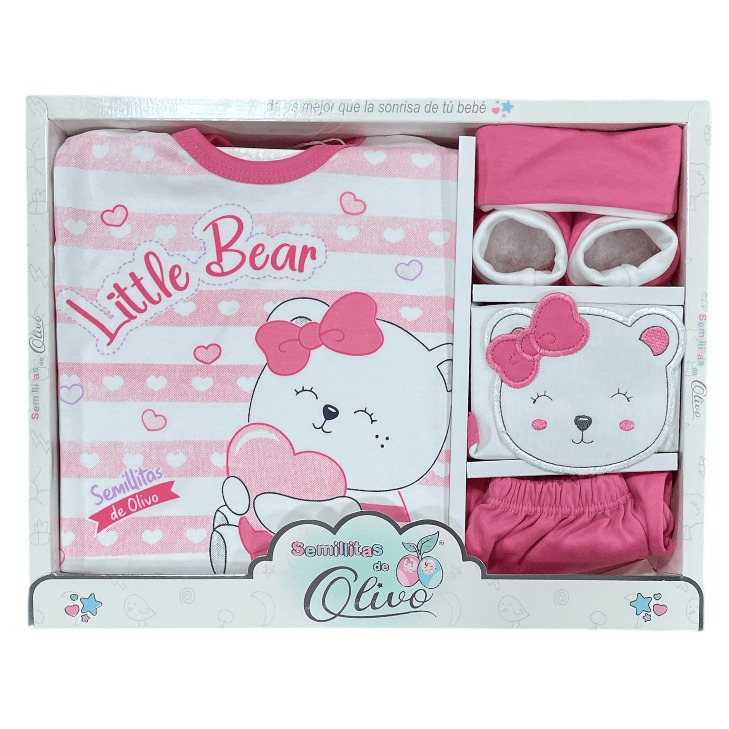 Caja de regalo 0-3m, diferentes colores - Palimu