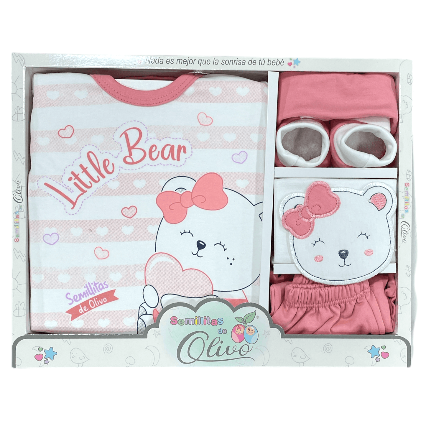 Caja de regalo 0-3m, diferentes colores - Palimu