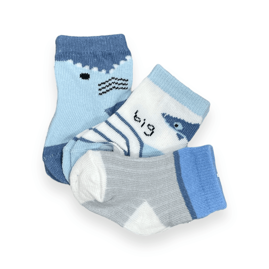 set de 3 calcetines de niño 0-3m - Palimu