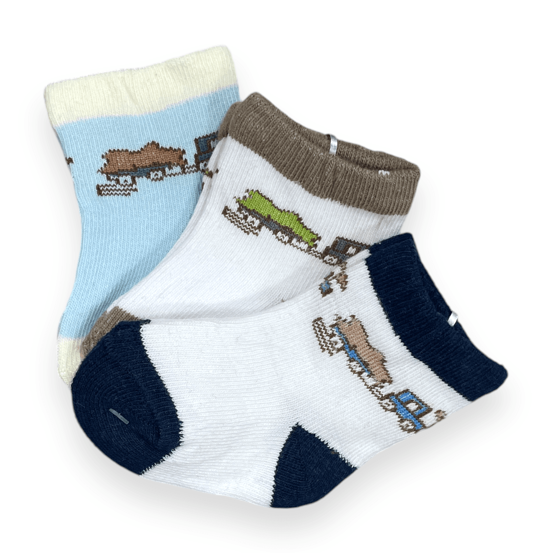 set de 3 calcetines de niño 0-3m - Palimu